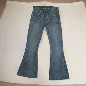 Citizens of Humanity Angie Super Flare Jeans Womens Denim Blue Size 27 70's Boho